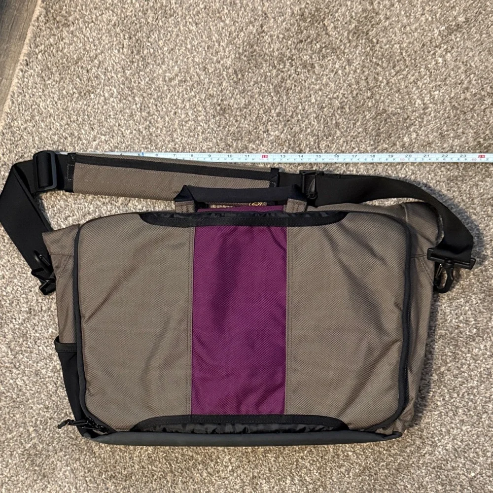 Timbuk2 Gray and Purple Messenger Bag